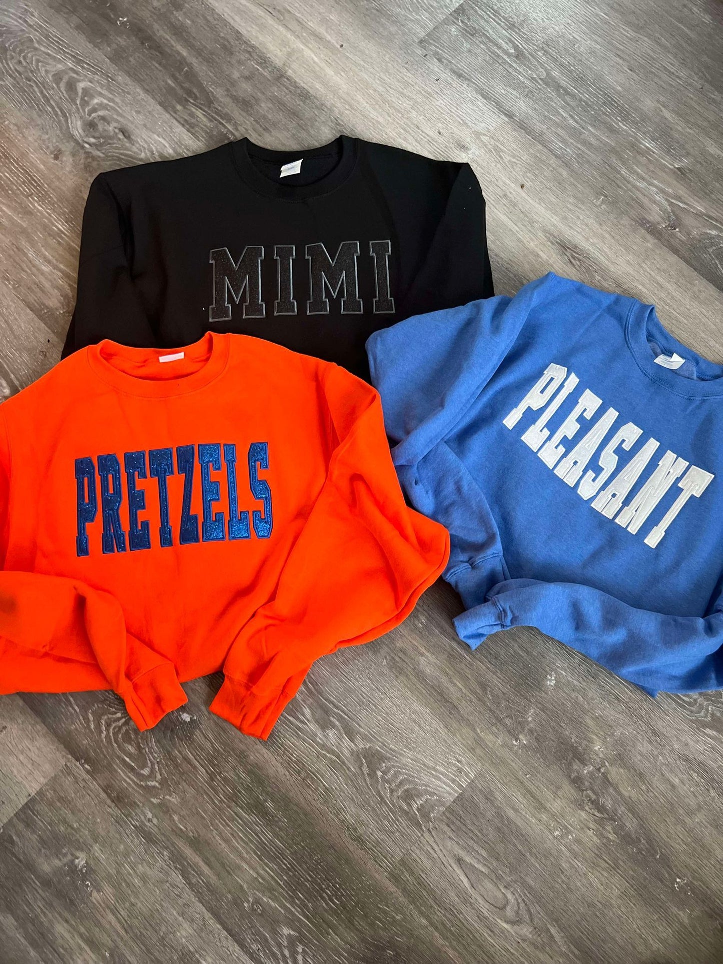 Embroidered Title Tees & Crewnecks