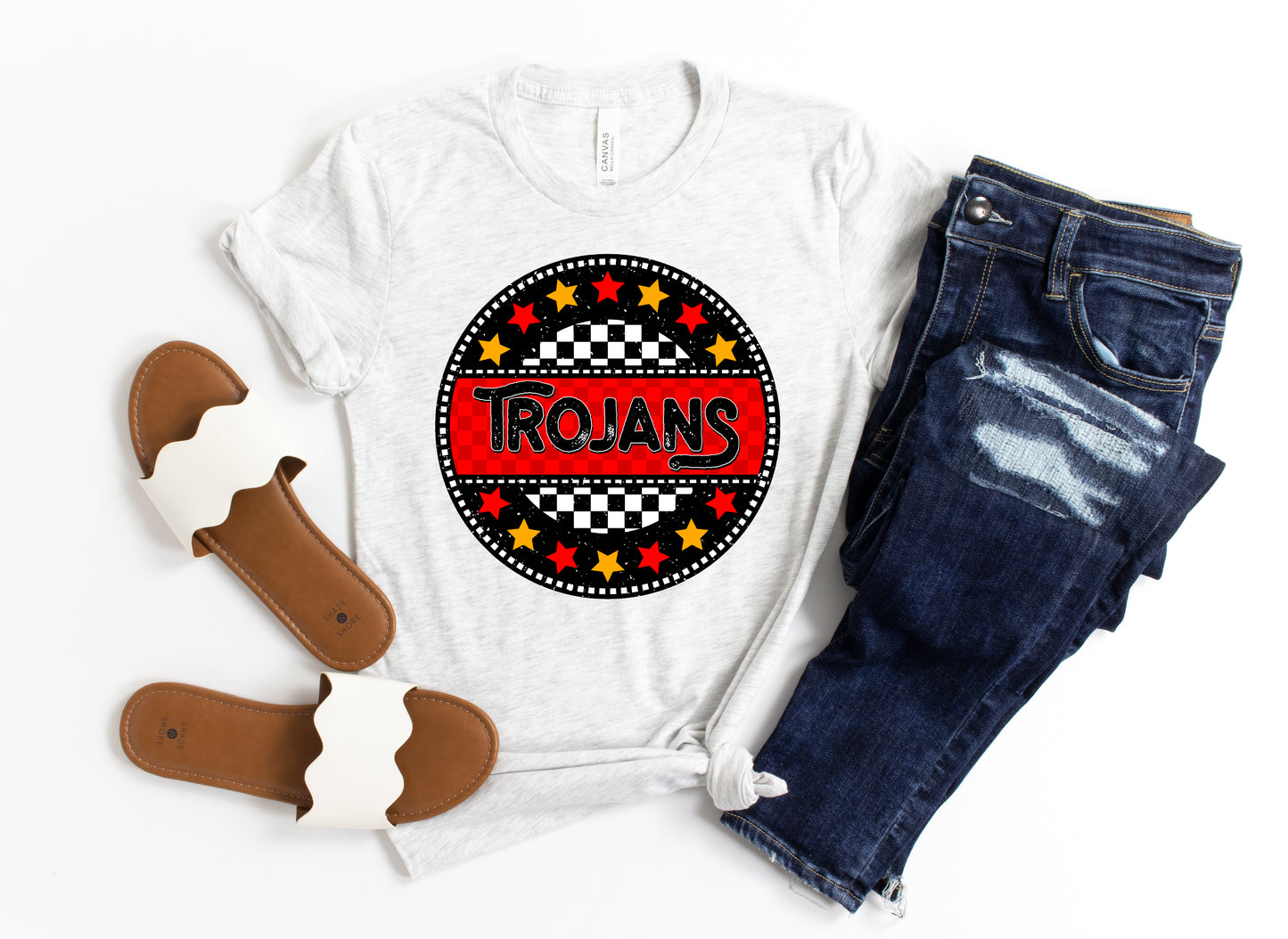Checks & Stars Trojans (Adult)