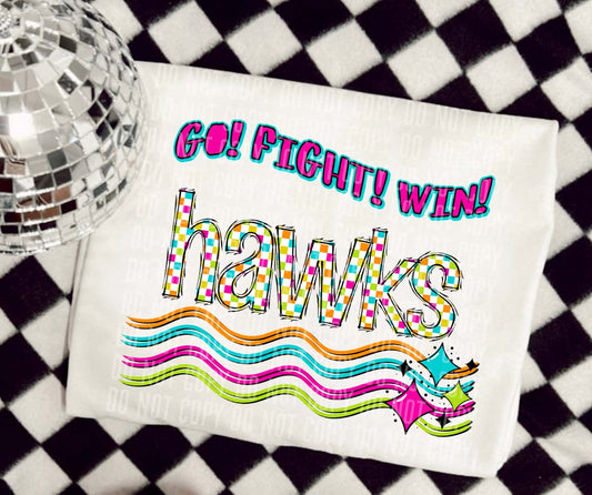 Go Fight Win Neon Hawks (Adult)