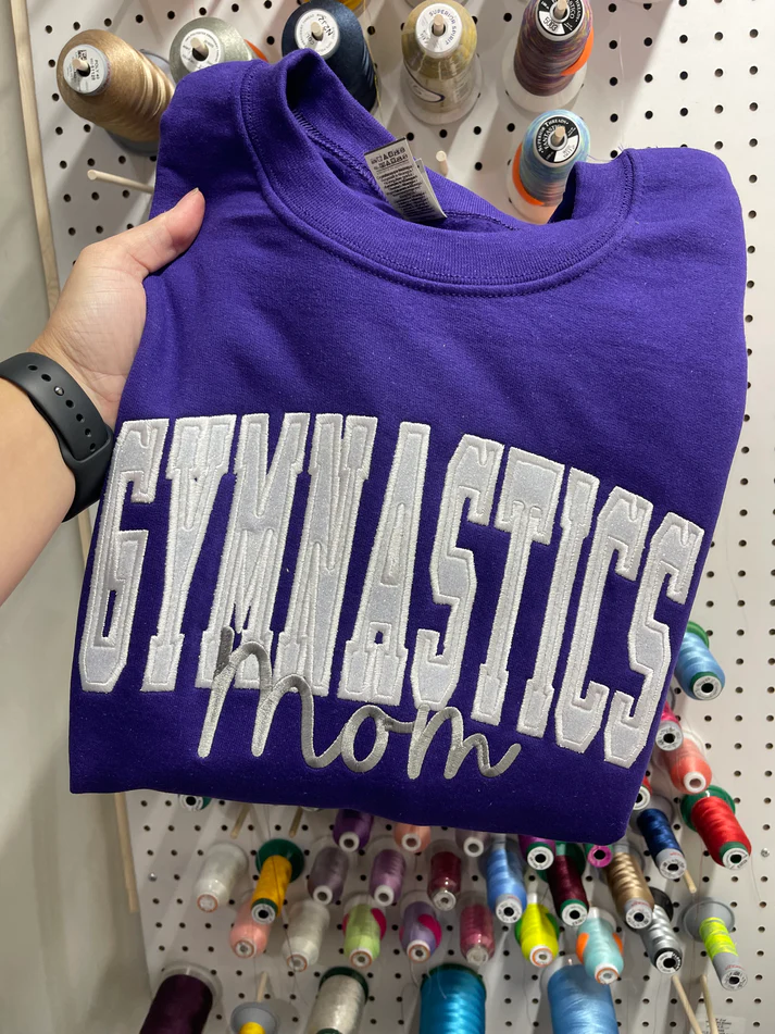 Embroidered Sports Mom Tees & Crew