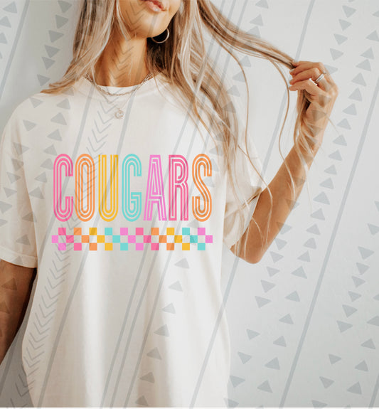 Cougars Color Checks (Adult)