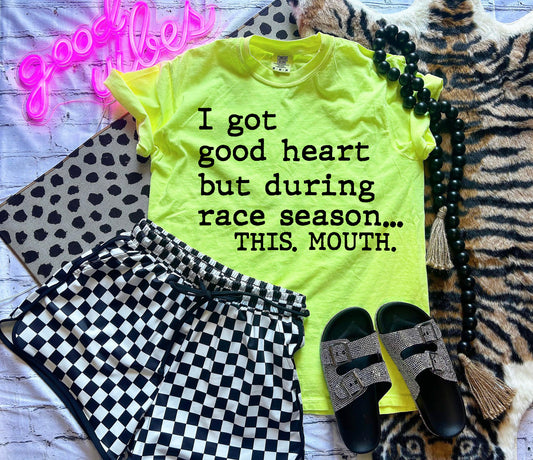 I got a good heart.. Race Season (Adult)
