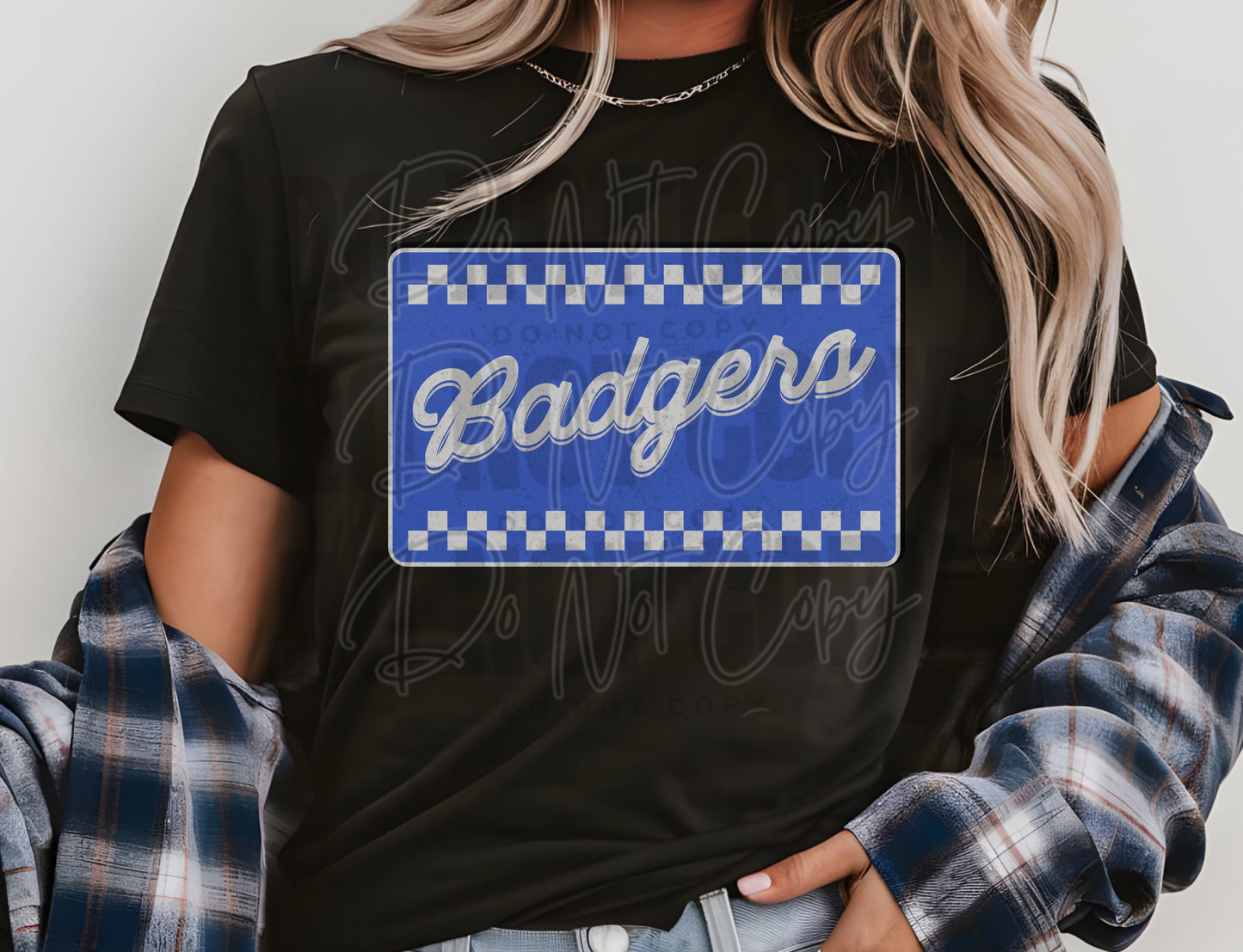 Mascot Box Label - Badgers (Adult)