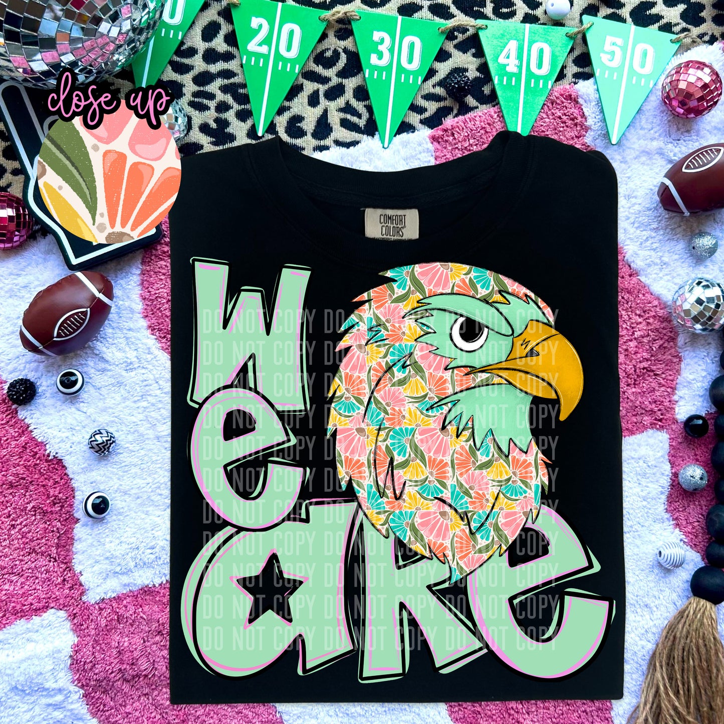We are Hawks teal Fans (Adult)