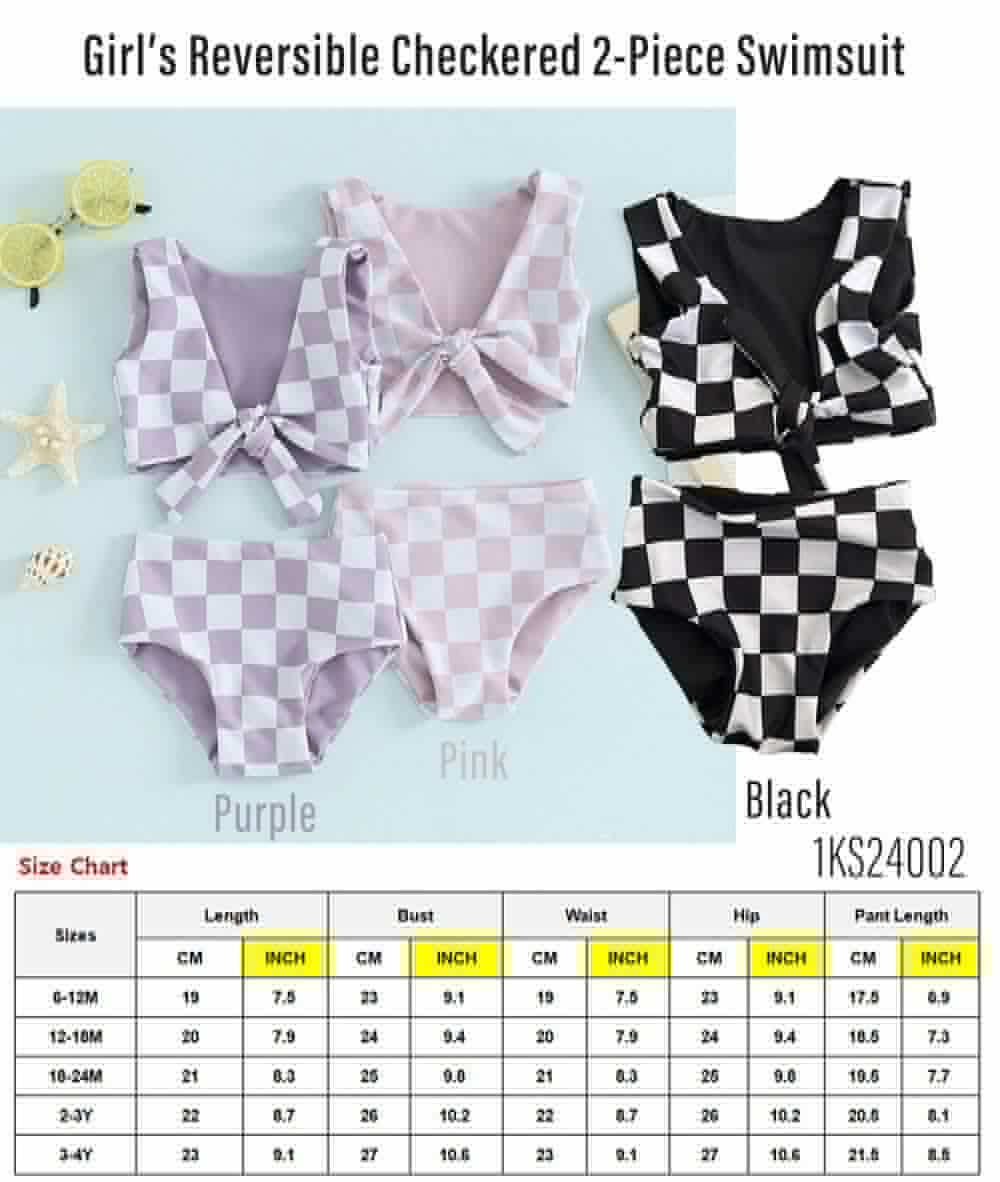 Girls 2 Piece Swim Suit