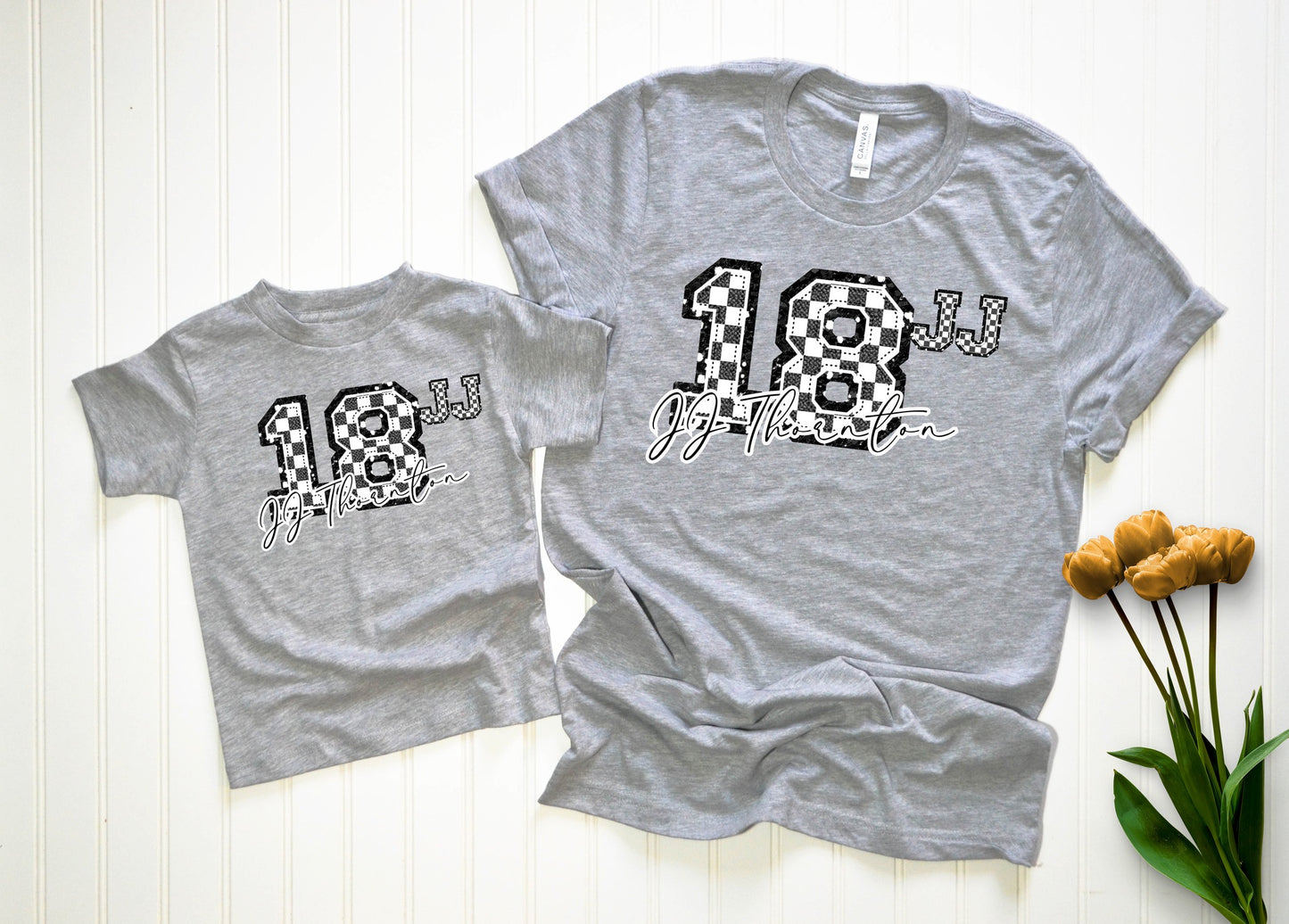 Checkered Number with Signature (Youth)