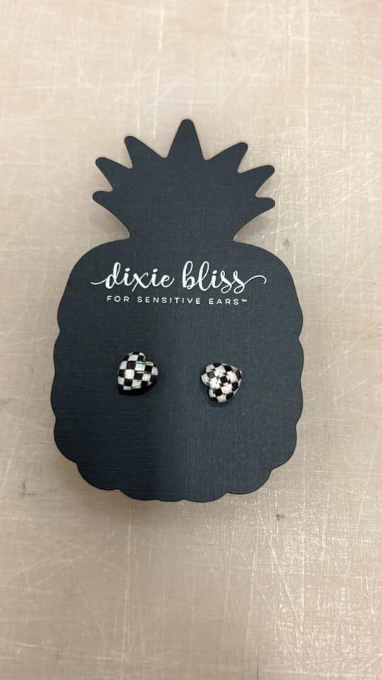Checkered Earrings