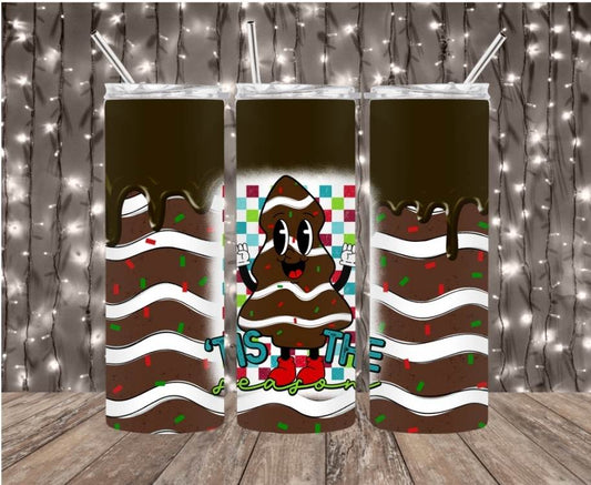 Tis the season Cake Tumbler