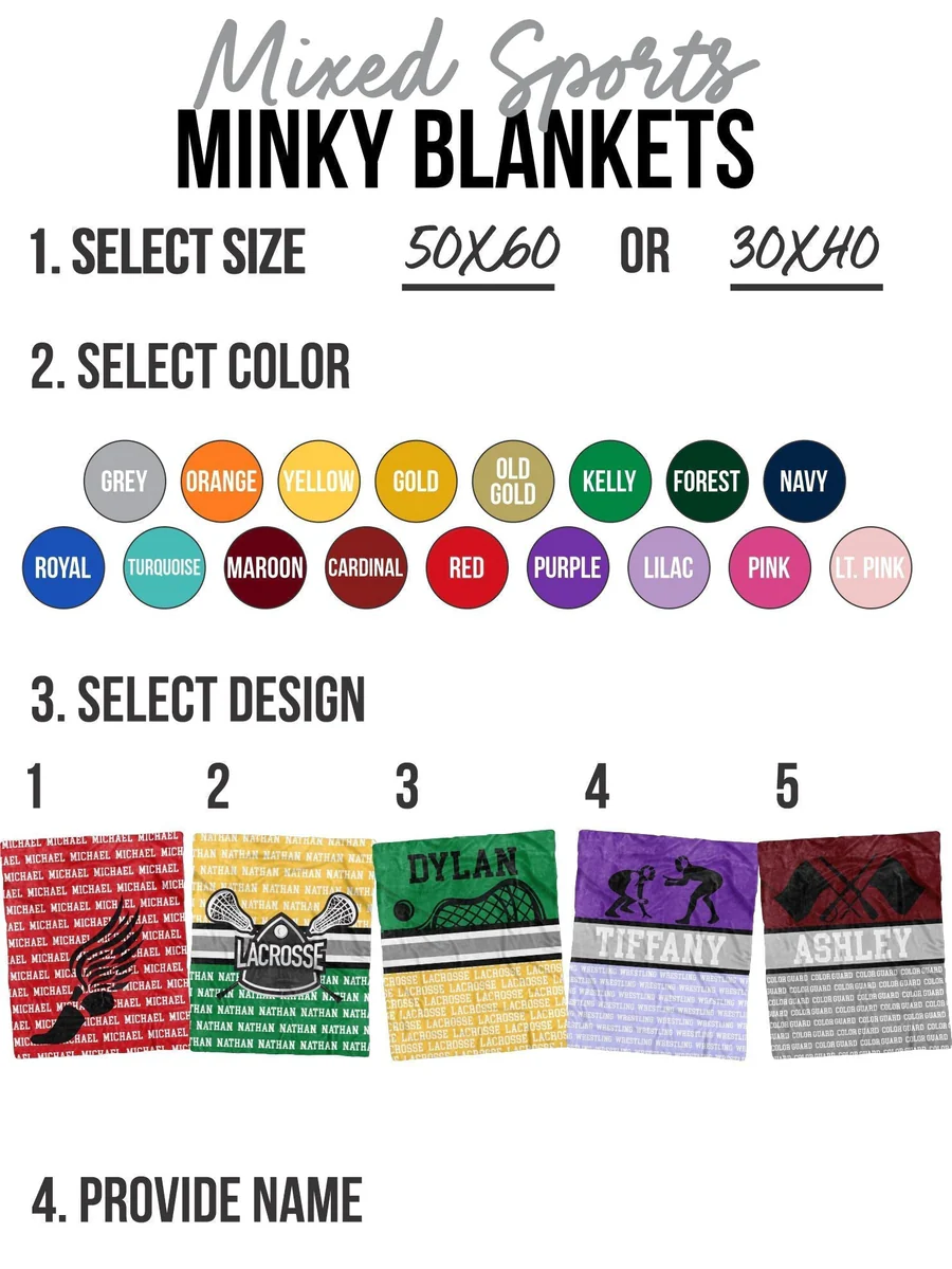 Racing Tire Custom Minky Blanket
