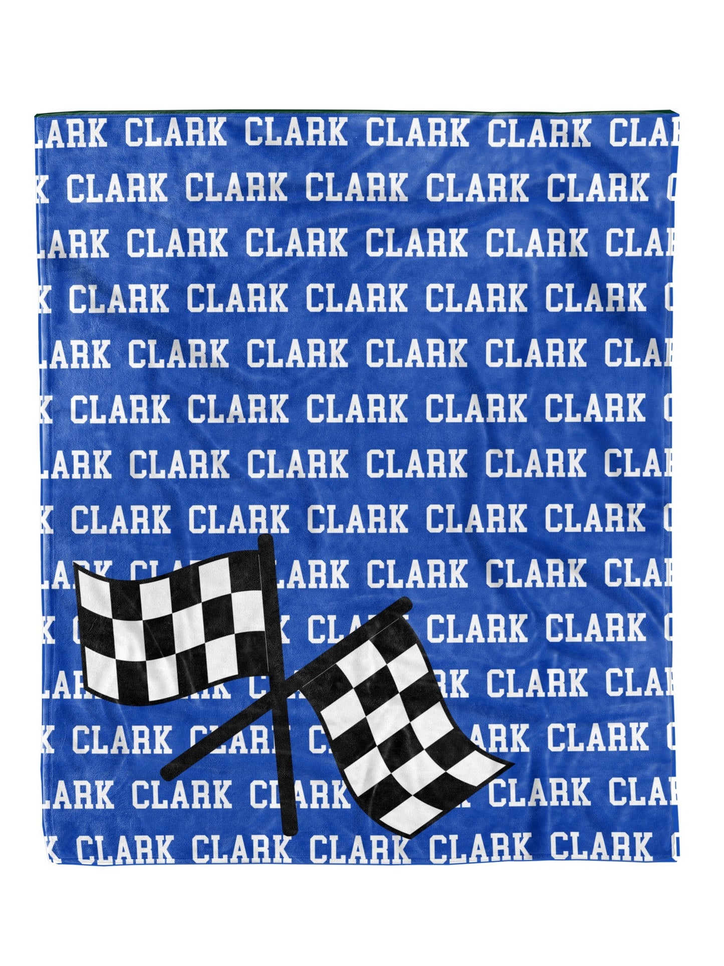 Racing Custom Minky Blanket