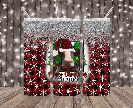 Merry Christmas to Moo Tumbler
