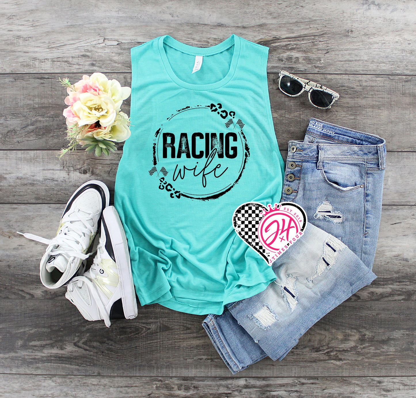 Racing Wife Leopard Circle (Adult)